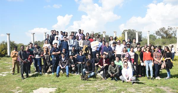 EMU Takes New Students on Famagusta Tour