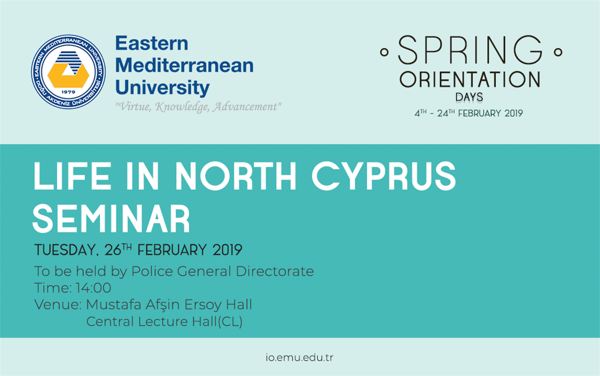 Life in North Cyprus Seminar