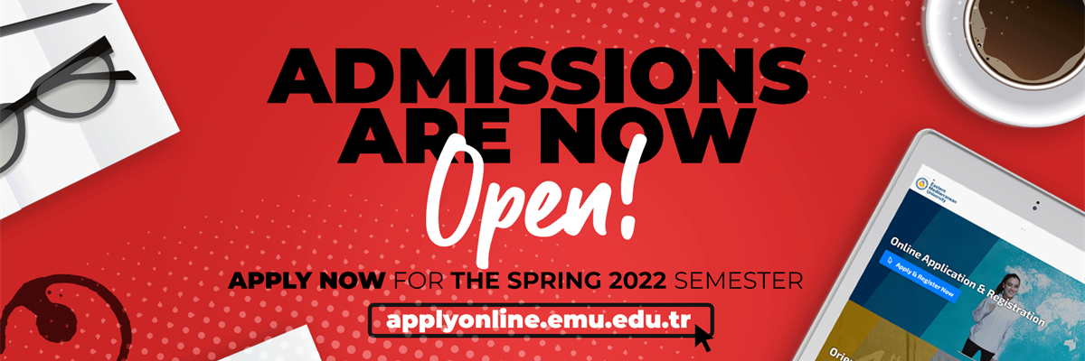 Spring 2022 Admission is Open Now